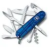 Victorinox Canivete suíço Huntsman, faca de bolso suíça de 15 funções com lâmina grande, chave de fenda, tesoura e serra de madeira - Safira - 1