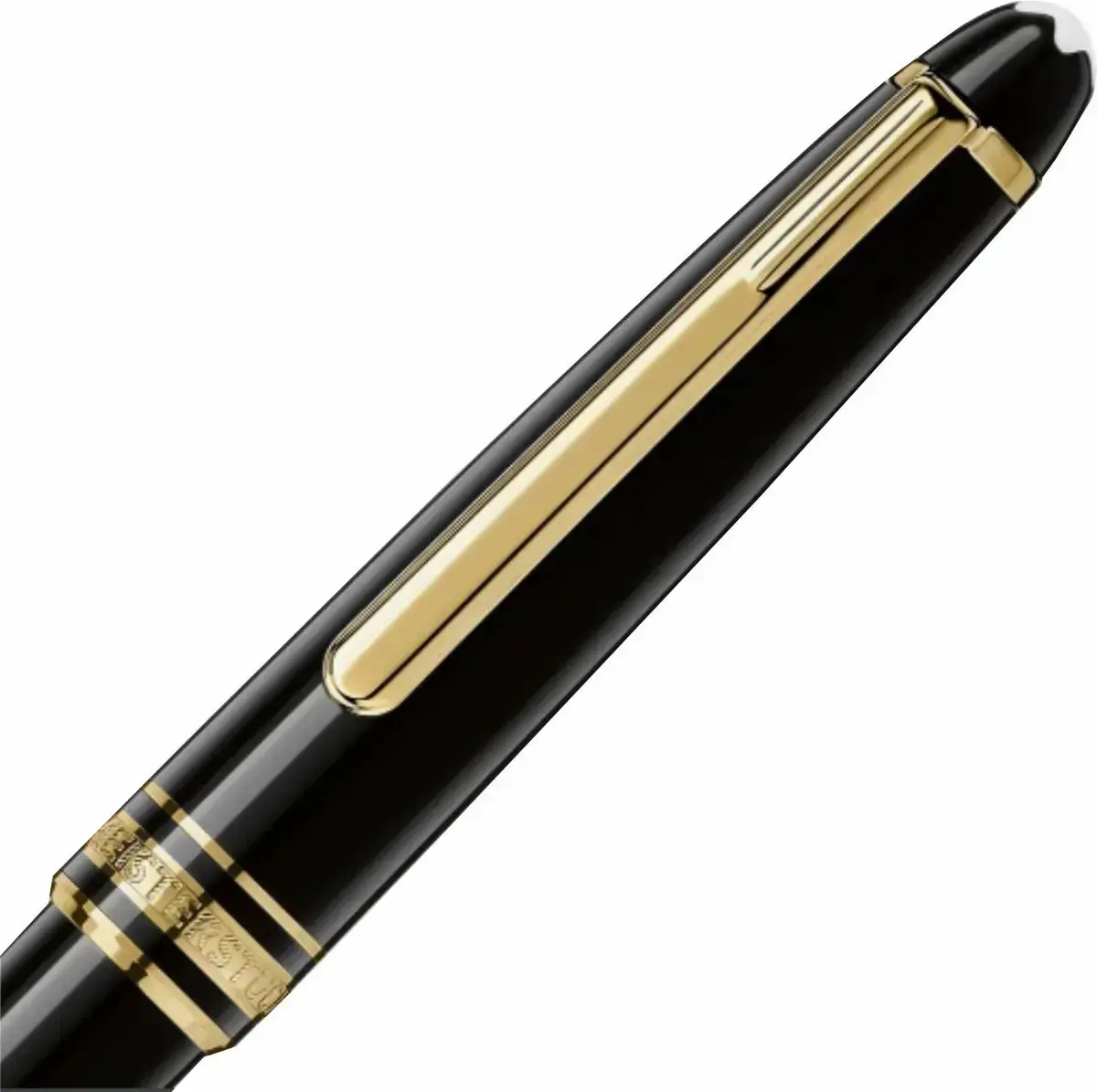 Caneta Esferográfica Montblanc Meisterstuck Classique Preta com Detalhes Dourados thumbnail 2
