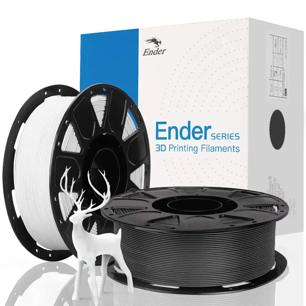 CREALITY-PLA filamento para toda a impressora FDM 3D, sem emaranhamento, ligação forte, precisão dimensional, +/-0.02mm, 1.75mm, 1kg, 1.75mm - 1
