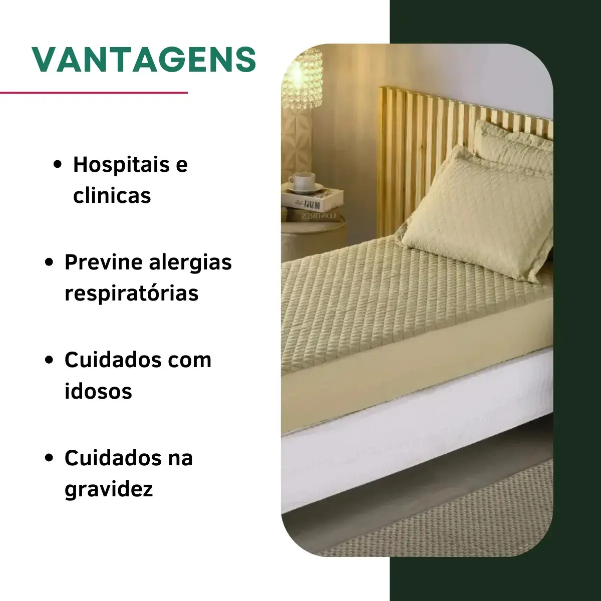 Protetor De Colchão Impermeável Matelado Solteiro Antialérgico Antiácaro Toque Macio E Suave Premium Caqui thumbnail 3