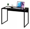 Mesa Escrivaninha Industrial 90cm Preta - 1