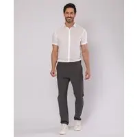 Calça Alfaiataria Masculina Microfibra 11030 Cinza Chumbo Consciência