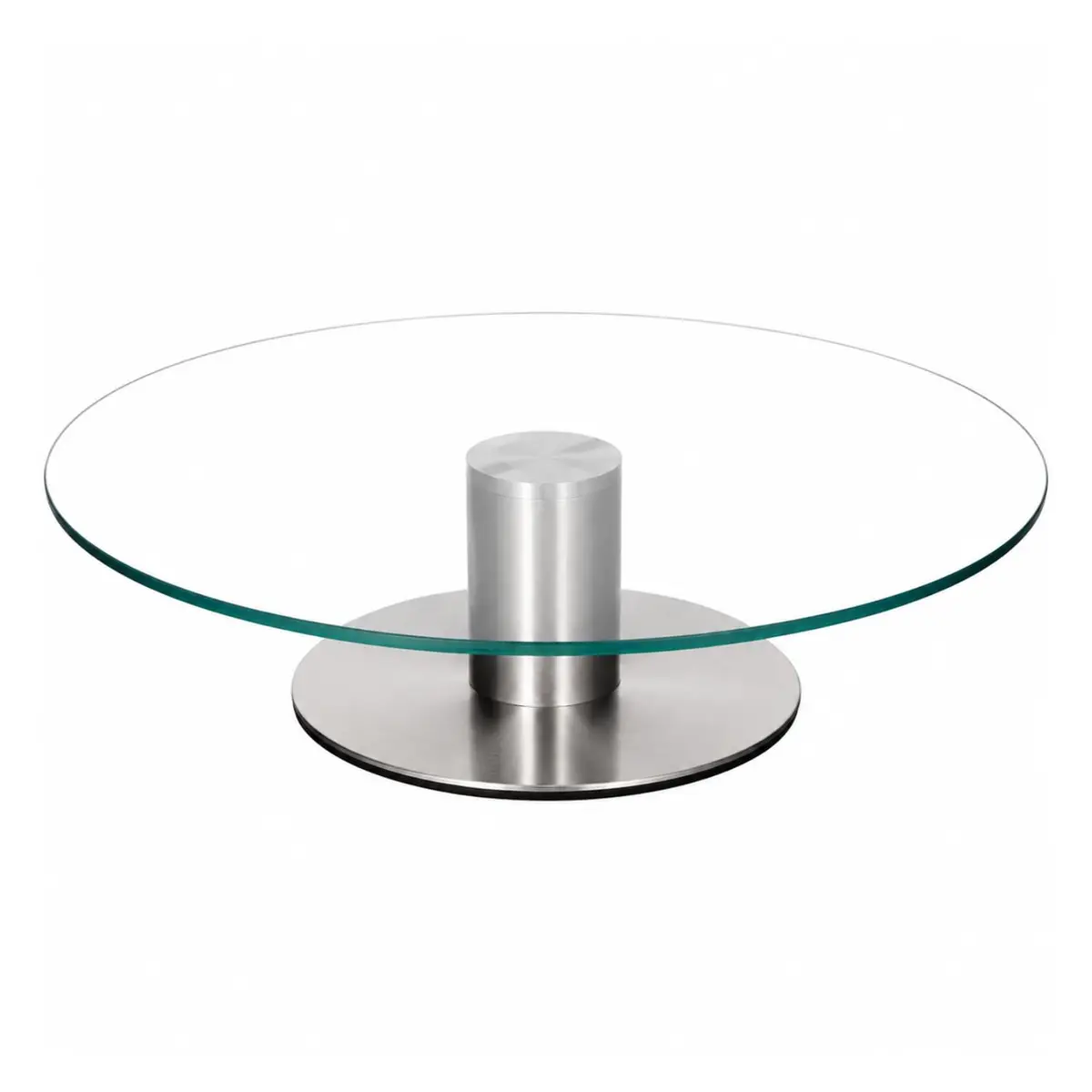 Suporte Giratório De Vidro 30cm 360° Para Mesa Buffet Confeitaria Cozinha | Base Estável Giro Suave e Contínuo Decore De Todos Os Ângulos Bolos Tortas Cupcakes Bailarina Giratoria - 1