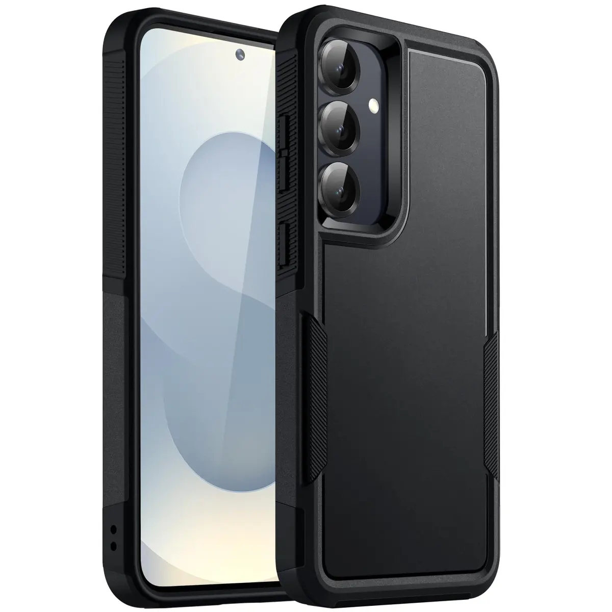 JETech Capa Robusta para Samsung Galaxy S25 Plus, Preto | Proteção de Camada Dupla, Design Resistente À Prova de Choque, Acabamento Fosco - 1