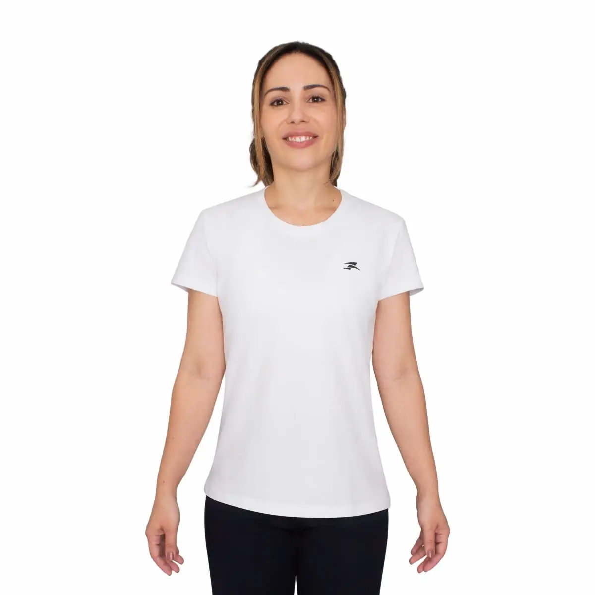 Camiseta Algodão Basic Muvin - Feminino – Algodão Sustentável - Com Elastano - Mais Conforto - Academia – Camiseta Manga Curta - Treino Funcional - Corrida – Ginástica – Fitness - Caminhada