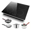 Cooktop 4 Bocas Indução Vidro Resistente Preto 220v - Canmax - 1