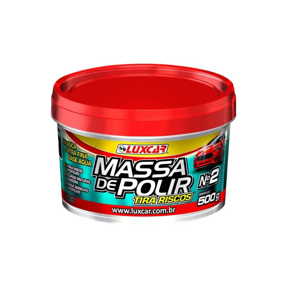 Massa De Polir Tira Riscos Luxcar 500 G