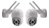 Kit 3 Câmera Ip Wifi Dome Rotativa Visão Noturna Yanqing Dome A8 Cor Branco - 1