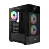 Gabinete Gamer Gamdias AURA GC5, Mid Tower, ARGB, ATX, Lateral em Vidro Temperado, Preto - AURA GC5 ARGB - 1