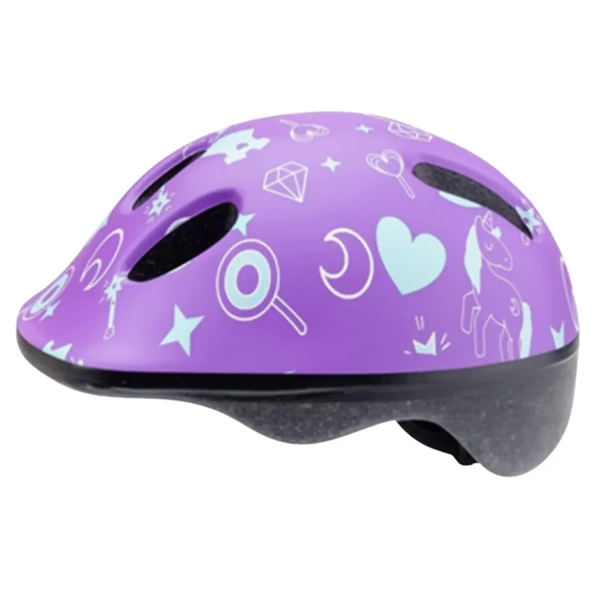 CAP. CICLISMO BABY UNICORNIO ROXO FOSCO C/REGULADOR