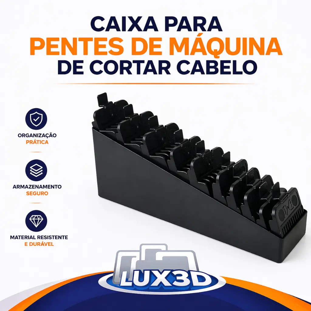 Suporte para Pentes de Máquina de Cortar Cabelo barbearia organizador