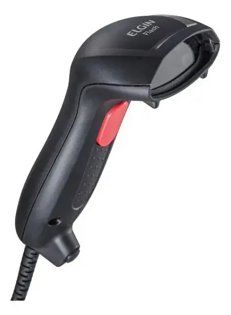 Leitor De Código De Barras Elgin Flash Usb 1d Preto 42flash Preto Usb - 1