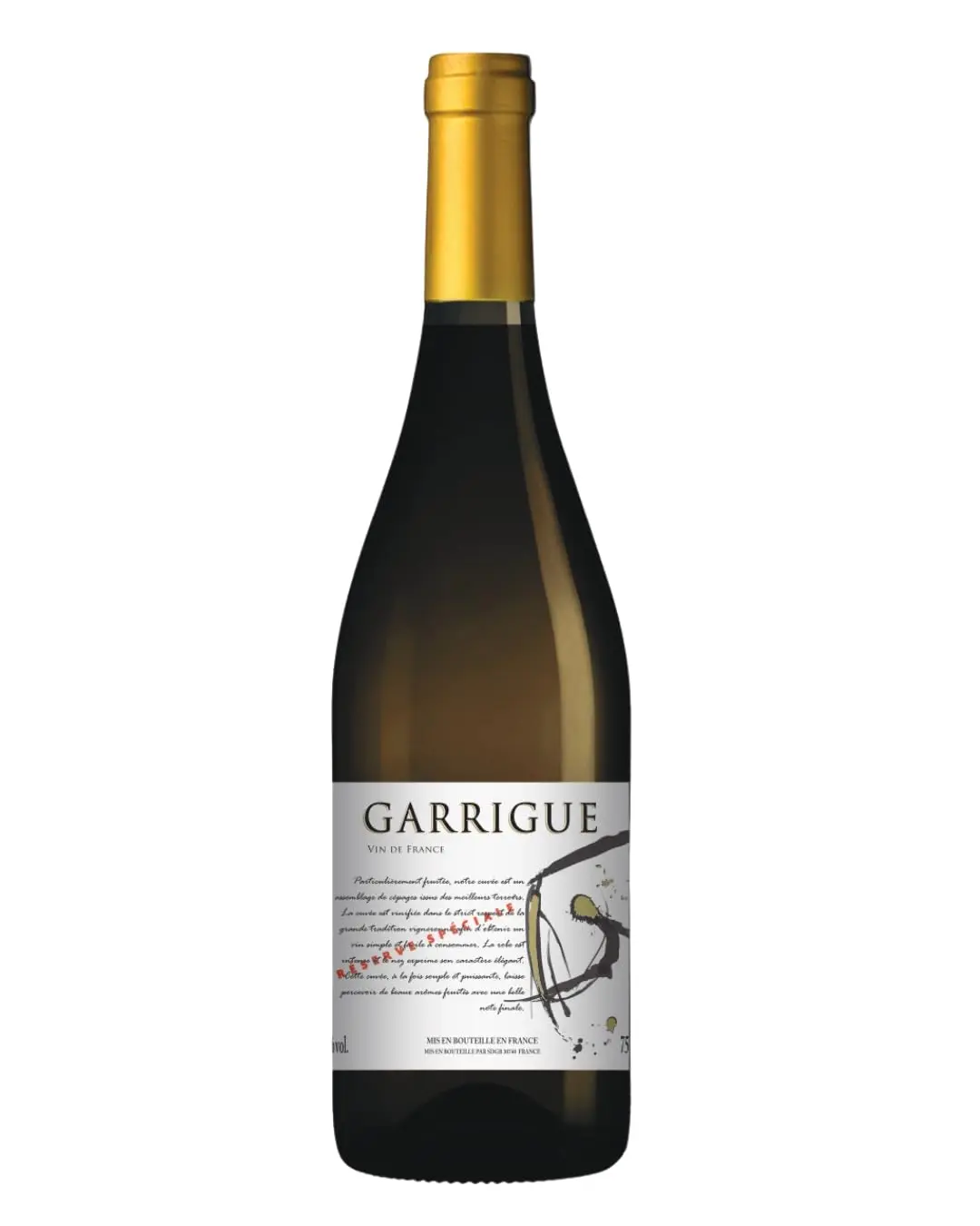 Vin de France Rouge Garrigue 750ml