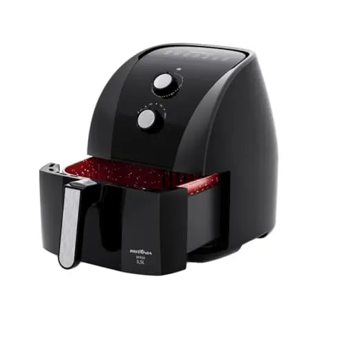 Fritadeira Air Fryer Britânia 5,5L 1500W BFR50 Redstone 220V thumbnail 2