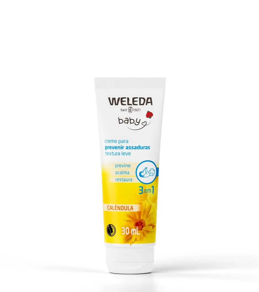 Weleda Babycreme de Calêndula | Proteção Natural Contra Assaduras | Fórmula Suave com Calêndula e Camomila | 30 ml - 1