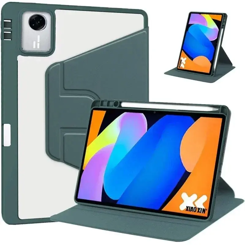 Capa para Lenovo Xiaoxin Pad 11 2025, 11 polegadas TB335FC, Suporte Rotativo em Acrílico para Tablet, Capa para Lenovo Idea Tab 11" TB336ZU K11 Gen2