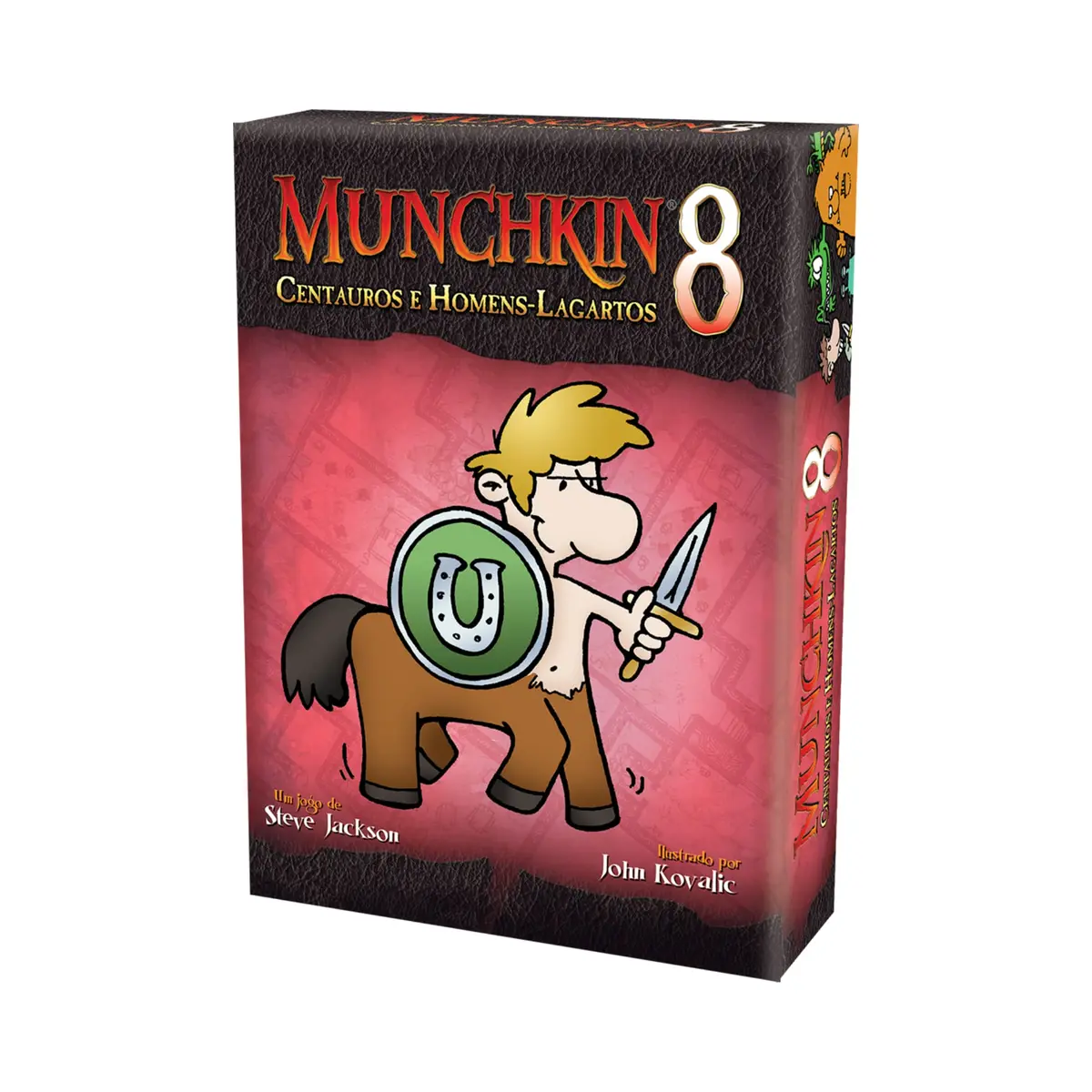 Galápagos, Munchkin 8: Centauros e Homens-Lagartos (Expansão), Jogo de Cartas para Amigos, 3 a 6 jogadores, 60 a 90 minutos por partida