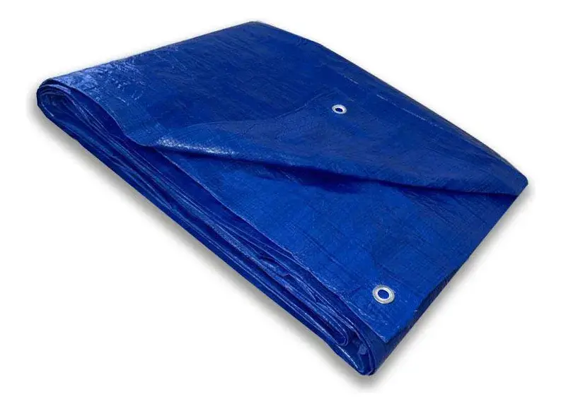 Lona Plástica Azul-marinho 3x3m 100 Micras Polietileno com Ilhoses Lonas Online - 1