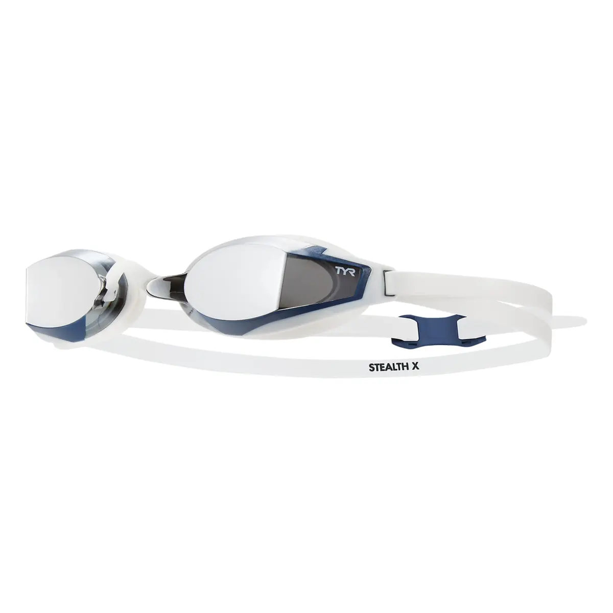 TYR Stealth-X Race Mirrored Adult Swim Goggles - 1