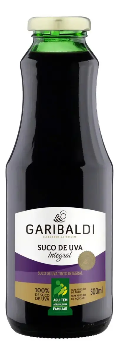 Suco de uva Garibaldi Integral sem glúten 500 ml
