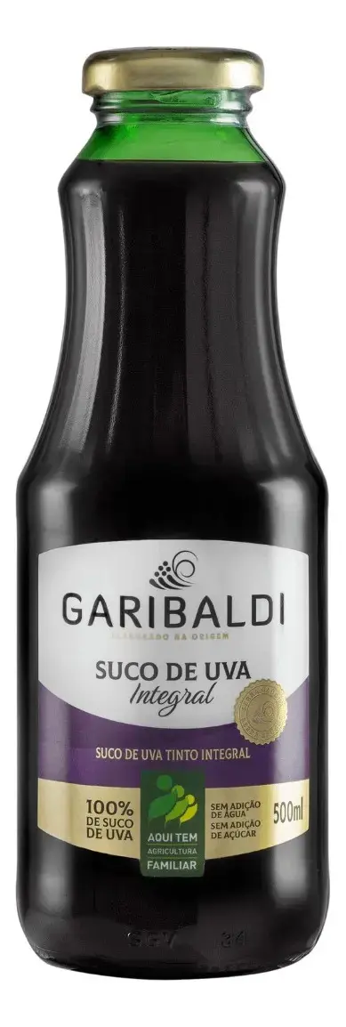 Suco de uva Garibaldi Integral sem glúten 500 ml thumbnail 2