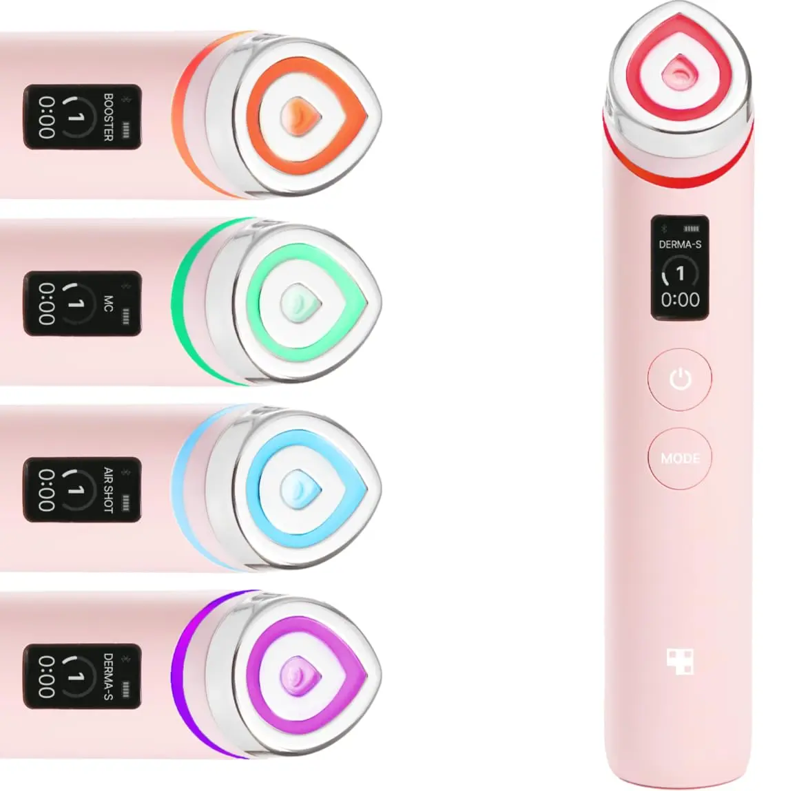 medicube Age-R Booster Pro Pink, Massageador De Beleza Real Glass Glow 6 Em 1, Pele De Espelho, Cuidados Com A Pele Coreana