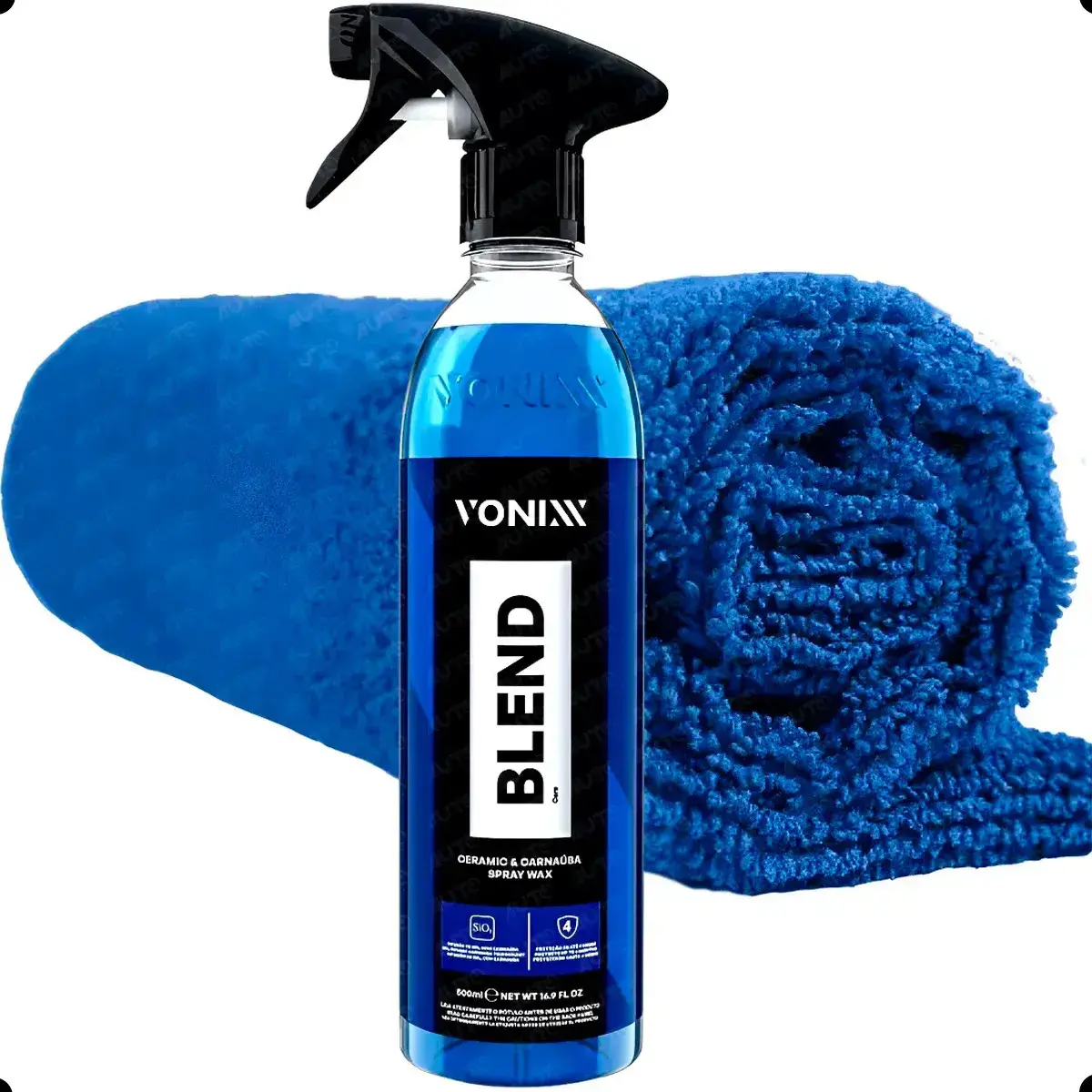 Vonixx Blend 500ml Proteção E Brilho + Flanela Microfibra - 1