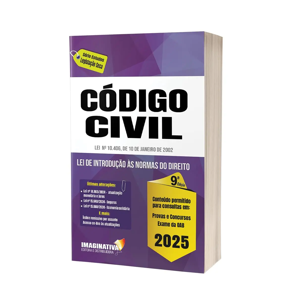 Código Civil 2025 + Lei de Introdução as Normas do Direito