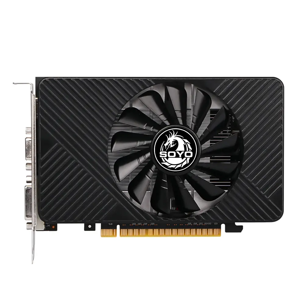 Placa de Vídeo SOYO GTX 550TI GDDR5 2GB 40NM 128BIT HDMI VGA DVI para PC, Jogos, Computador, GPU 625MHZ PhysX, Ventoinha Única