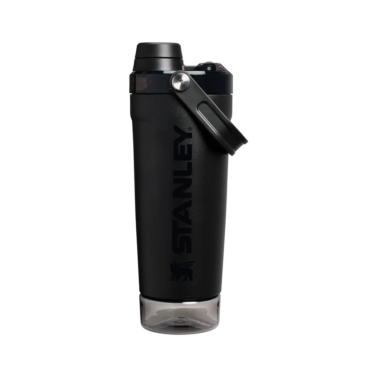 Stanley Garrafa Shaker Activate 591 ml | Copo Shaker de Aço Inoxidável com Isolamento à Prova de Vazamentos | Armazenamento na Base e Tampa de Fluxo Rápido | Shakes de Proteína | Black