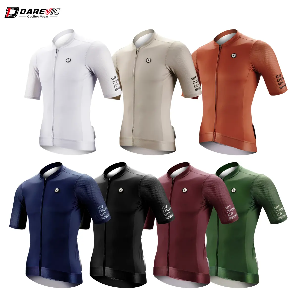 Darevie camisa de ciclismo tamanho pequeno spf 50 + das mulheres dos homens camisa de ciclismo moda bicicleta camisa pro equipe alta qualidade camisa de ciclismo - 1