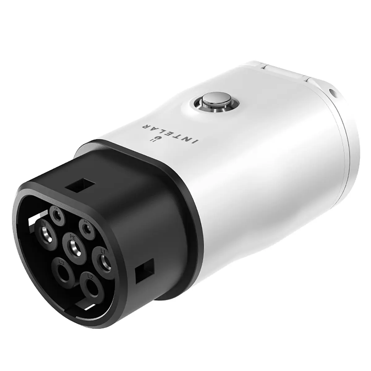 Adaptador V2L Tipo 2 4 em 1, Tomada Brasileira 10A/20A, Compatível com Hyundai, KIA, MG e Veículos Elétricos Chineses, Prote??o Térmica, Indicador de Energia, Portátil para Acampamento e Emergências