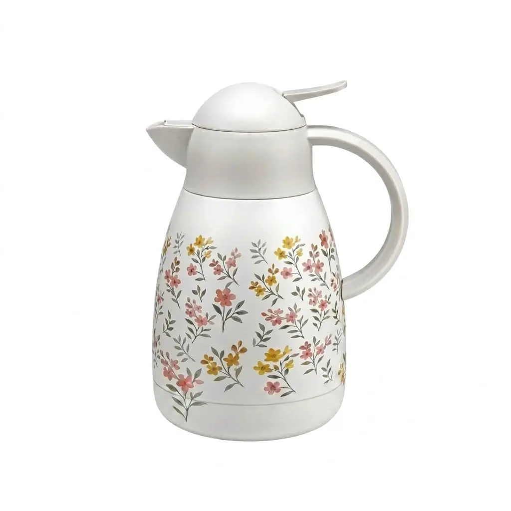 WOLFF - Garrafa Térmica com Dupla Parede Floarte 1,2L Aço Inox