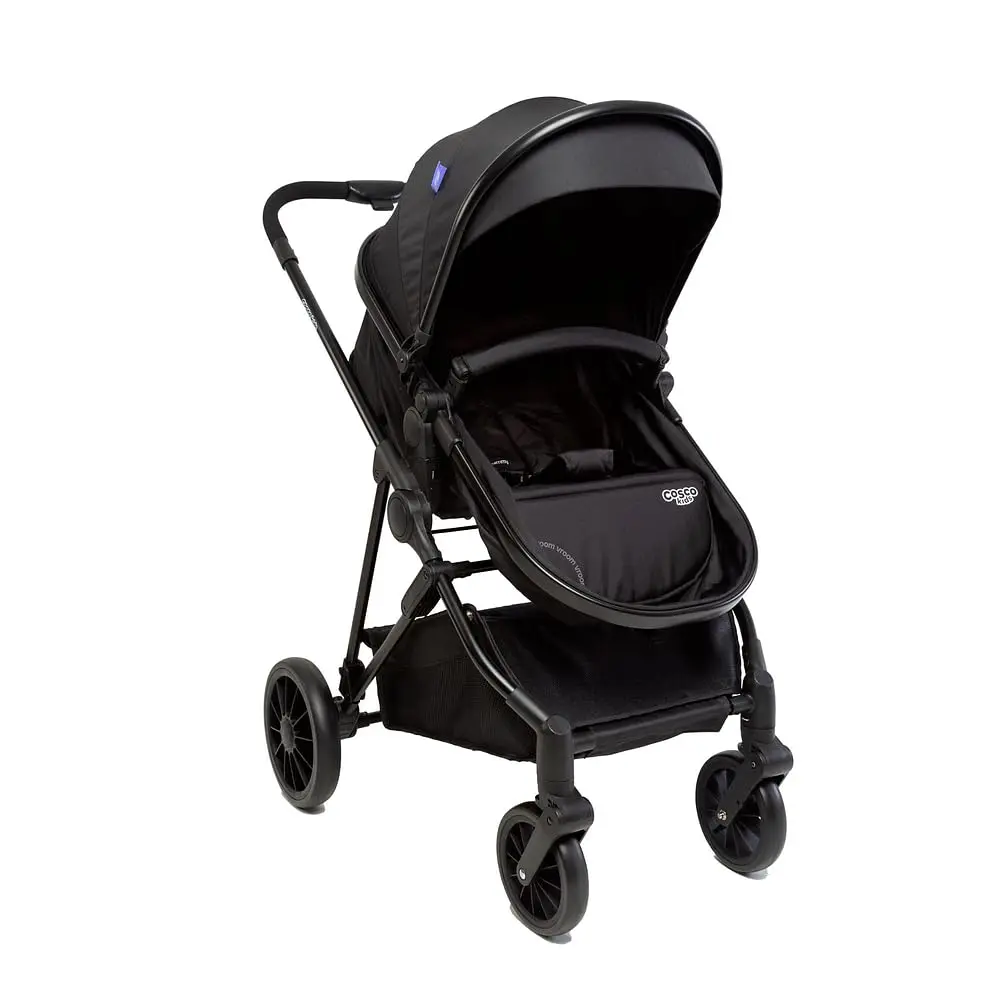 Carrinho de Bebê Cosco Kids, Lummy, Preto Absoluto - 1
