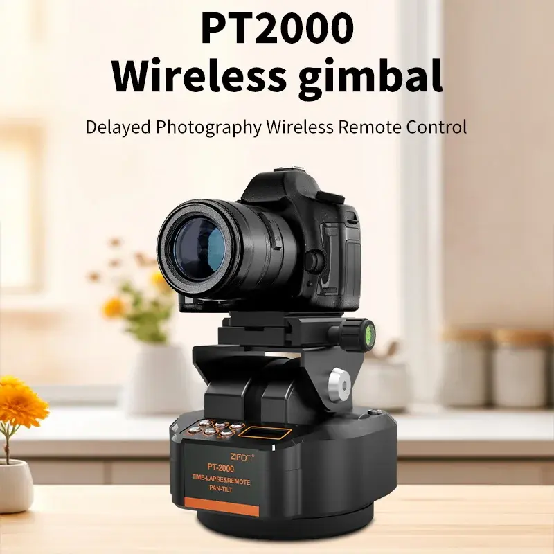 Estabilizador de Câmera Elétrico Profissional ZiFon, Gimbal de 3 Eixos Anti-Vibração para Câmeras DSLR e Mirrorless, Ideal para Vlogs e Filmagens