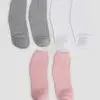 Kit meia feminina 3 pares cano médio diversas multicor | Riachuelo - 1