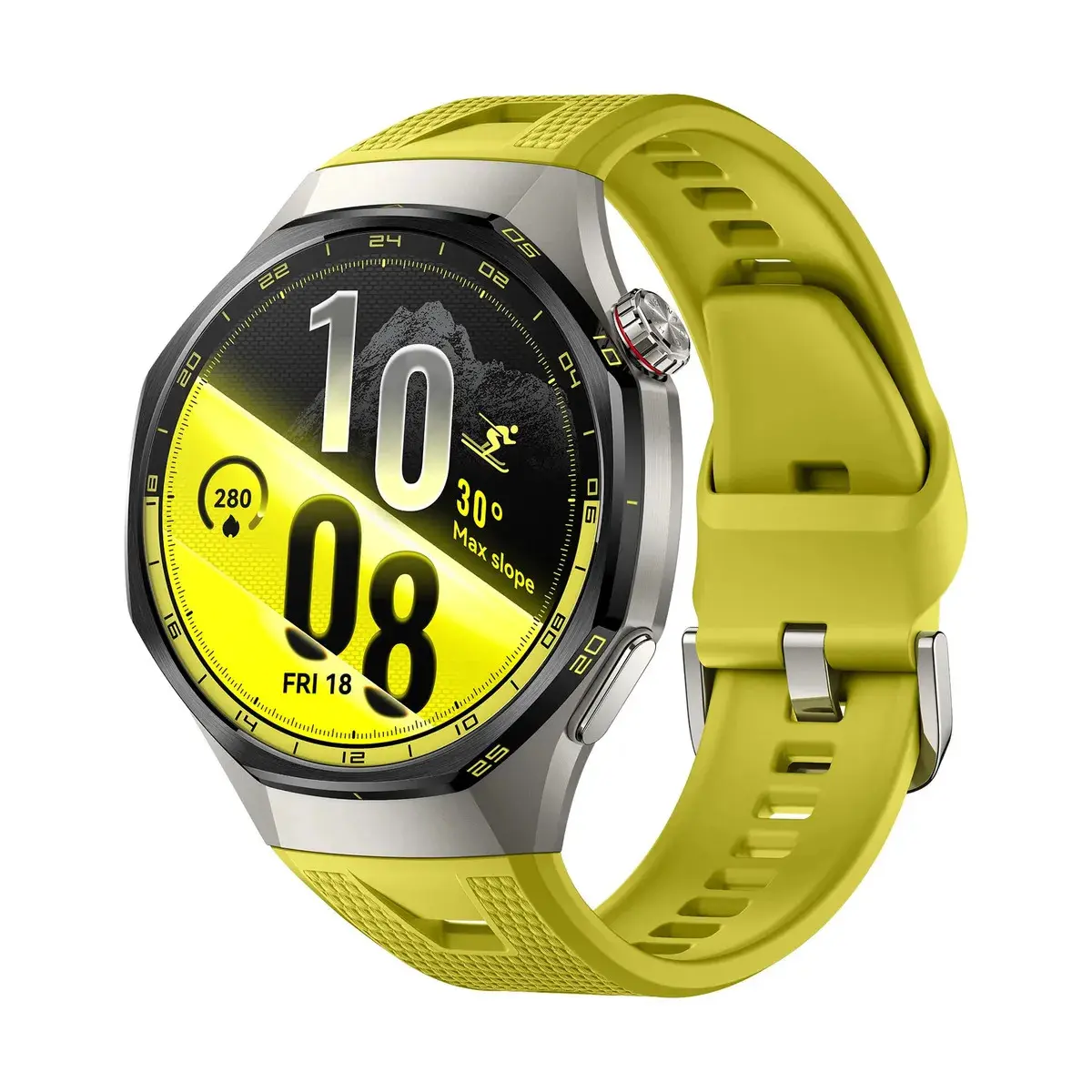 HUAWEI WATCH GT 7 Pro 46mm Smart Watch, Bateria de até 21 dias, Caixa em liga de titânio e bisel em cerâmica nano-tech, ECG, Monitoramento da Frequência Cardíaca, Golfe, Ciclismo, Amarelo - 1