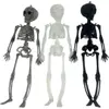 Esqueleto Decorativo Halloween 29cm Cinza/Preto/Branco - 1