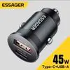 [R$16,86 MOEDAS] Carregador Veicular Essager 45W - 1