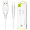 [PRIME] Cabo USB Lightning para iPhone, Funciona no Carplay, 2A Máximo, Branco - 1