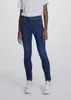 Calça Jeans Feminina Skinny Cintura Alta Azul - Tamanho 34 - 1