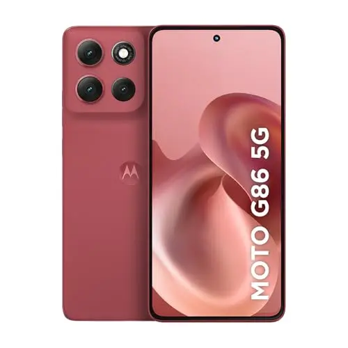 Smartphone Motorola Moto g86 5G - 256GB 24GB (8GB RAM+16GB Ram Boost) Tela 1.5K pOLED, 50MP Sony camera OIS Moto AI, videos em 4K, IP68 + IP69 - Vermelho thumbnail 2