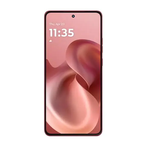 Smartphone Motorola Moto g86 5G - 256GB 24GB (8GB RAM+16GB Ram Boost) Tela 1.5K pOLED, 50MP Sony camera OIS Moto AI, videos em 4K, IP68 + IP69 - Vermelho thumbnail 5