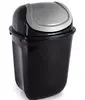 Plasútil Lixeira de Plástico com Tampa Basculante Gira Top 19,5 L - Polipropileno Ouro Velho