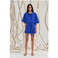 Short Carlota Costa Azul