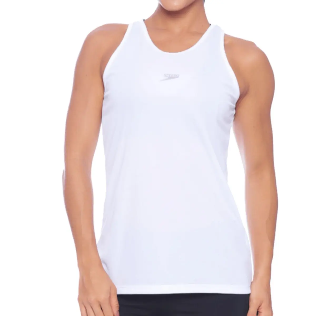 Camiseta Regata Alongada Speedo Feminina Dry Fit Academia Esportiva