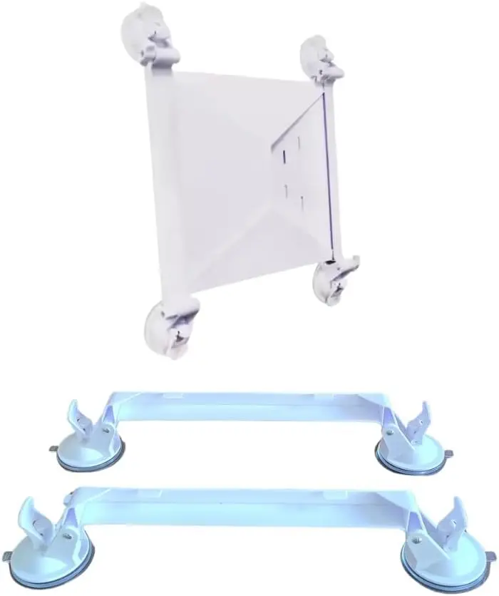 Suporte Case Veicular com Ventosas para Painel e Para-brisa, compatível com Antena Starlink Mini, super Fixação