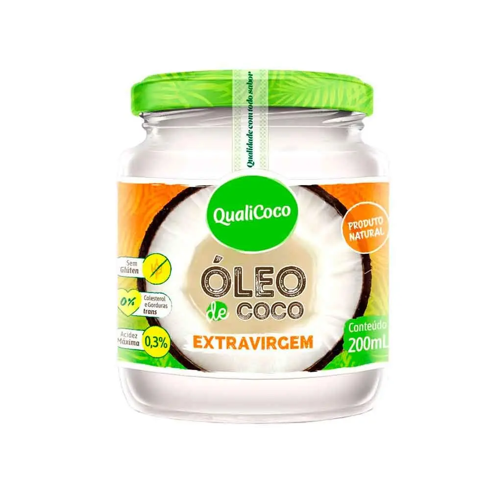 Qualicoco Oleo Coco Extravirgem 200Ml - 1