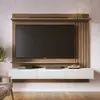 Painel de TV Colibri Juriti 180cm Ripado Amêndoa/Off White