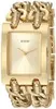 Relógio feminino dourado com pulseira ajustável - 1